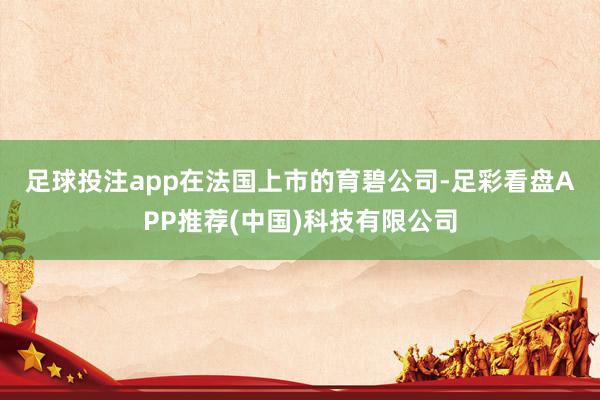 足球投注app　　在法国上市的育碧公司-足彩看盘APP推荐(中国)科技有限公司
