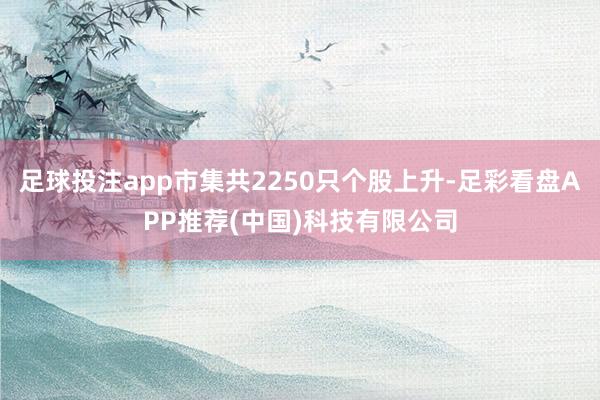 足球投注app市集共2250只个股上升-足彩看盘APP推荐(中国)科技有限公司